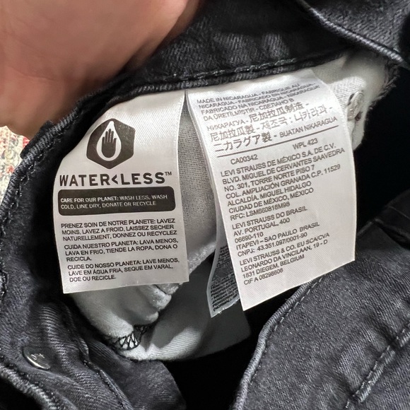 Levi’s black slim 512 denim jeans - Picture 4 of 8